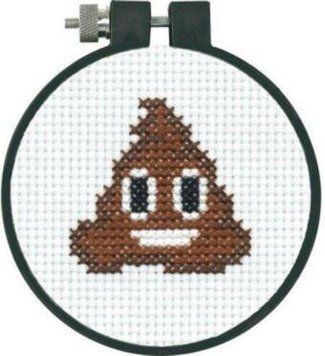 Pile of Poo Emoji Набор для вышивания Dimensions 72-75071 72-75071 фото