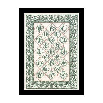 Bordered Alphabet Linen Набір для вишивання хрестиком Thea Gouverneur gouverneur_2050 gouverneur_2050 фото