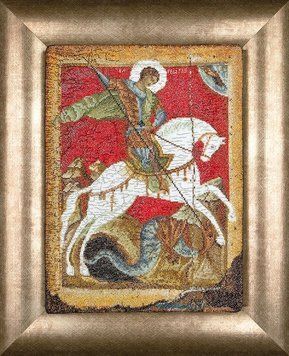 Набір для вишивання хрестиком Icon St. George Aida Thea Gouverneur 498A gouverneur_498A фото
