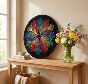 Набір String Art Квітка життя діаметр 50 см EX-047 фото