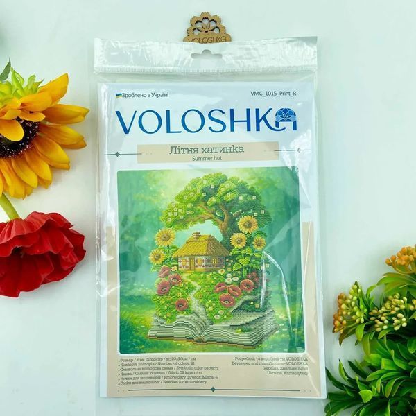 Літня хатинка Набір для вишивання хрестом (Aida 16) VOLOSHKA VMC_1015_Print_A VMC_1015_Print_A фото