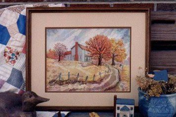 Схема для вышивки крестиком Autumn At Sinking Creek Linda Myers DC-01 фото