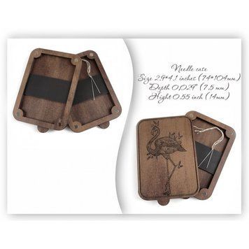 Фламінго. Футляр для голок ArtInspirate Needle case Фламінго Needle case Фламінго фото