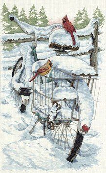Набір для вишивання Dimensions 35234 Bicycle Birds 35234 фото