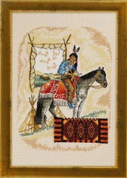 Набір для вишивання Permin 70-4330 Indian/horse 70-4330 фото