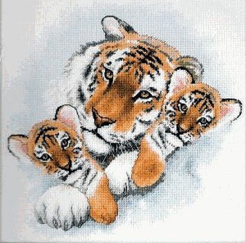 Набор для вышивания Dimensions 13695 Siberian Snuggle 13695 фото