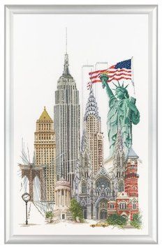 Набір для вишивання хрестиком New York Linen Thea Gouverneur 471 gouverneur_471 фото