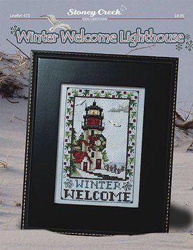 Winter Welcome Lighthouse Схема для вышивки крестом Stoney Creek LFT475 LFT475 фото