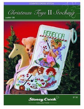 Christmas Toys II Stocking Схема для вышивания крестом Stoney Creek LFT136 LFT136 фото