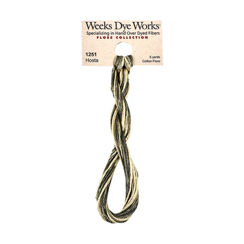 Муліне ручного фарбування Weeks Dye Works 1251 Hosta WDW1251 фото