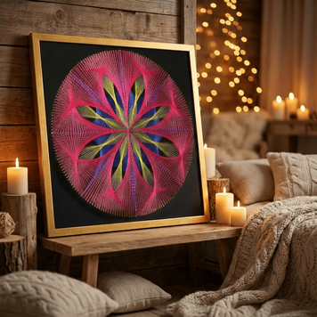 Набір String Art Flower dreams розмір 50х50 см EX-008 фото