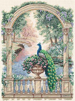 Набор для вышивки крестом Dimensions 35110 Majestic Peacock 35110 фото