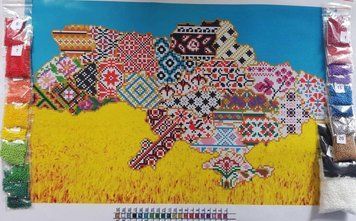 Набір для вишивання бісером Моя Україна. СКВ-200ч СКВ-200чКО фото