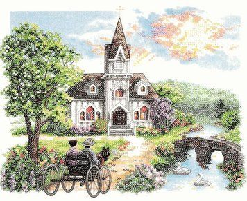 Набор для вышивания Dimensions 03227 Country Church 03227 фото