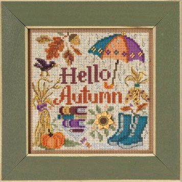 Набір для вишивки хрестиком Hello Autumn//Привіт Осінь MH142323 Mill Hill MH142323 фото