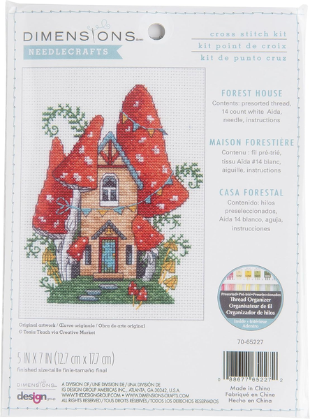 Forest House Лісовий будинок Набір для вишивання хрестиком DIMENSIONS 70-65227 70-65227 фото