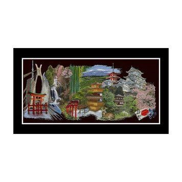 Japan Black Aida Набор для вышивки крестом Thea Gouverneur gouverneur_548.05 gouverneur_548.05 фото