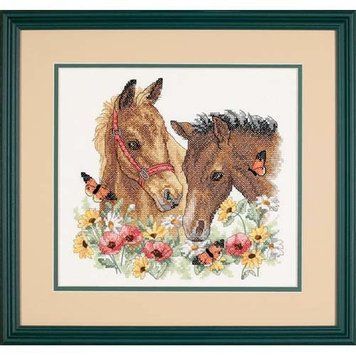 Набор для вышивания крестом Dimensions Horse Friends 03230 03230 фото
