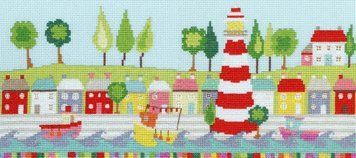Набір для вишивання хрестиком Bothy Threads XCR4 Funky Lighthouse Веселий маяк XCR4 фото