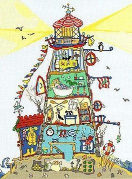 Набір для вишивання хрестиком Bothy Threads XCT1 Lighthouse Маяк XCT1 фото