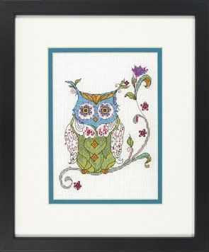 Набор для вышивания Dimensions 70-65163 Цветущая сова / Blooming owl 70-65163 фото