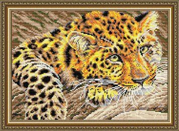 Набір для малювання каменями алмазний живопис ArtSolo Jaguar AT3013 AT3013 фото