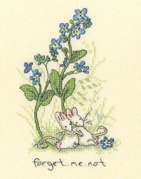 Набір для вишивання хрестиком Forget me not Не забувай мене Bothy Threads XAJ12 XAJ12 фото