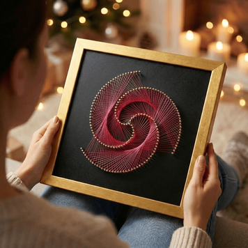 Набір String Art Spiral розмір 30х30 EX-022 фото