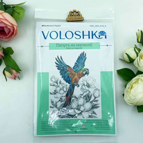 Папуга на магнолії Набір для вишивання хрестом VOLOSHKA VMC_1021 VMC_1021 фото