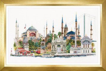Набір для вишивання хрестиком Istanbul Linen Thea Gouverneur 479 gouverneur_479 фото