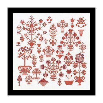 Antique Flower Sampler Aida Набір для вишивання хрестиком Thea Gouverneur gouverneur_2092A gouverneur_2092A фото