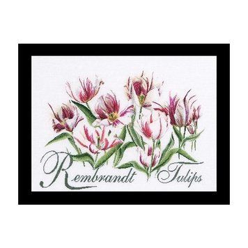 Rembrandt Tulips Aida Набір для вишивання хрестиком Thea Gouverneur gouverneur_447A gouverneur_447A фото